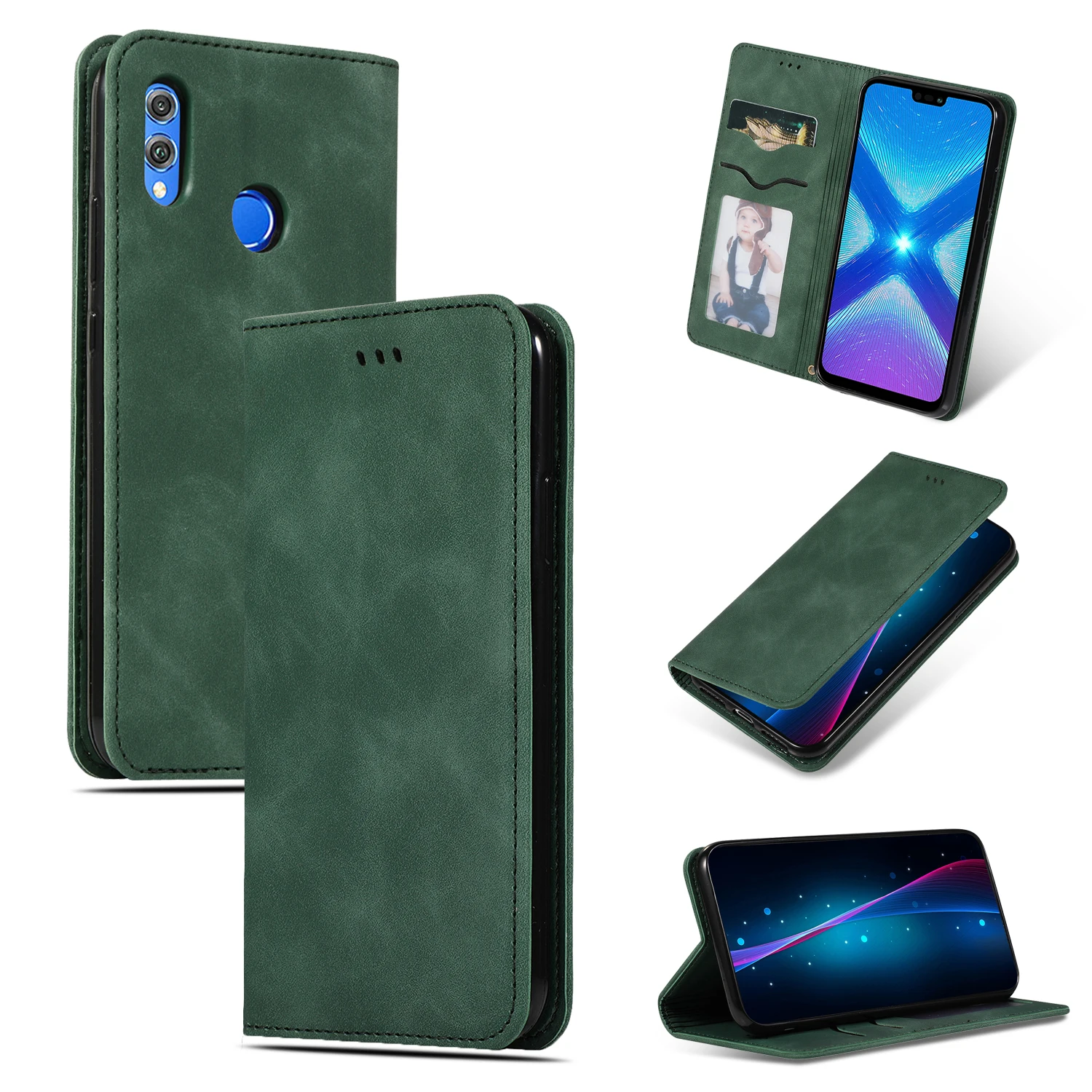 Кожаный чехол для huawei P30pro Psmart Z Y9 2019 Nova 5 5i Fundas Cover P20 P30 Mate20 Pro Lite Honor 8X20 10i