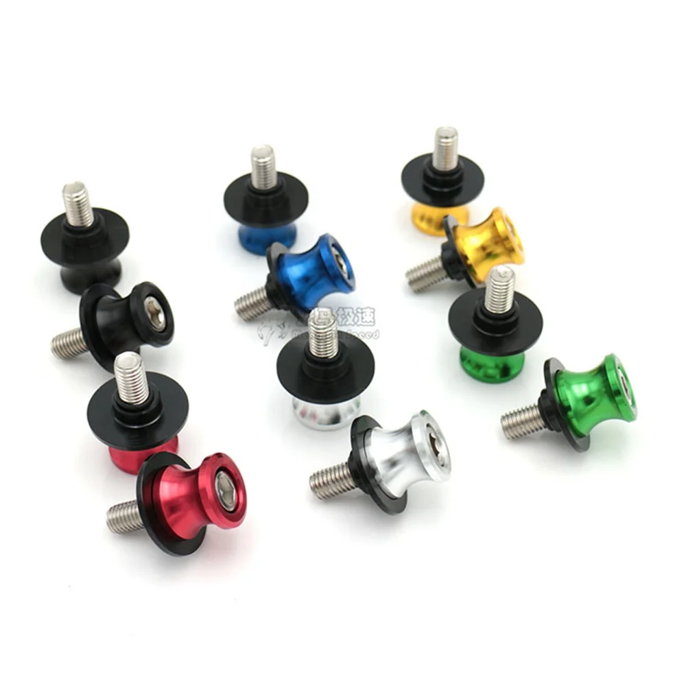 

CNC 6mm Universal Motorcycle Swingarm Spools Slider Stands Screws For Yamaha YZF R1 R6 R6S YZFR1 YZFR6 YZFR6S YZF-R6S 1999-2016