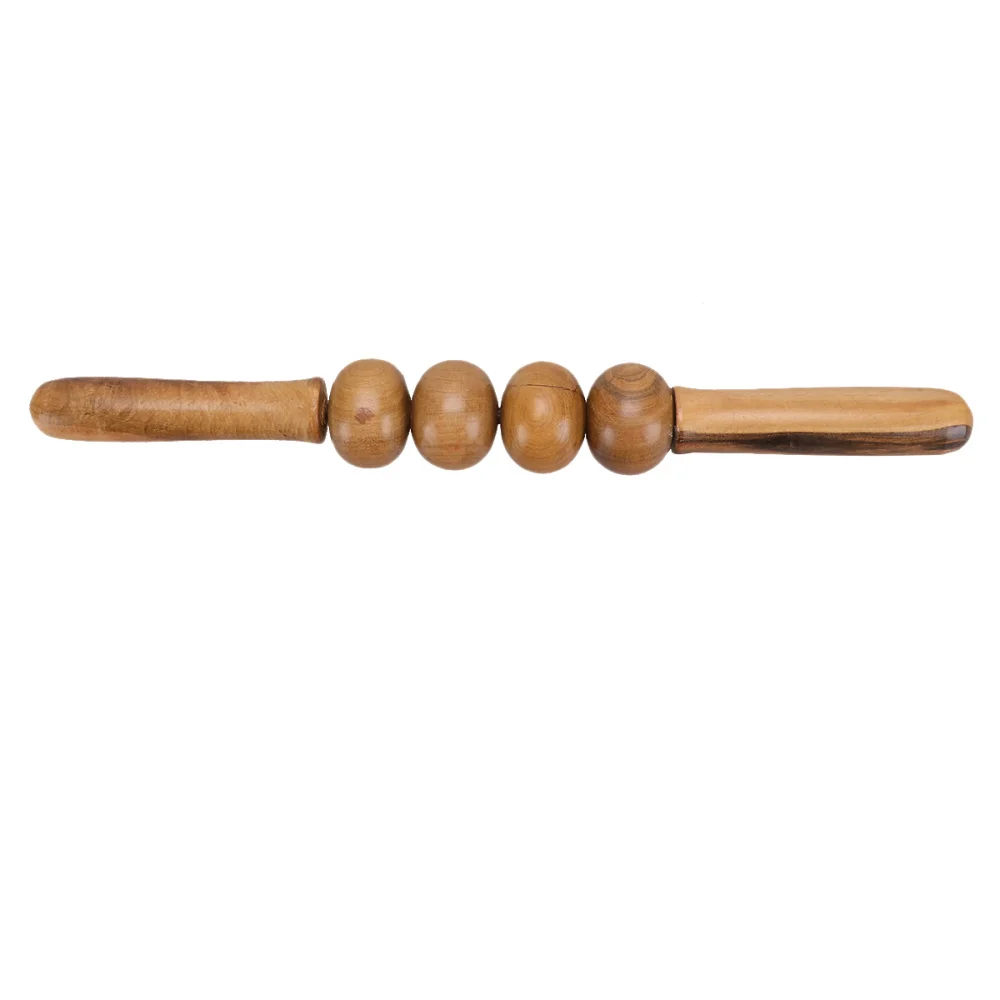 

Wooden Roller Manual Body Stick Pratical Relax Massaging Stick Roller Muscle Roller Stick