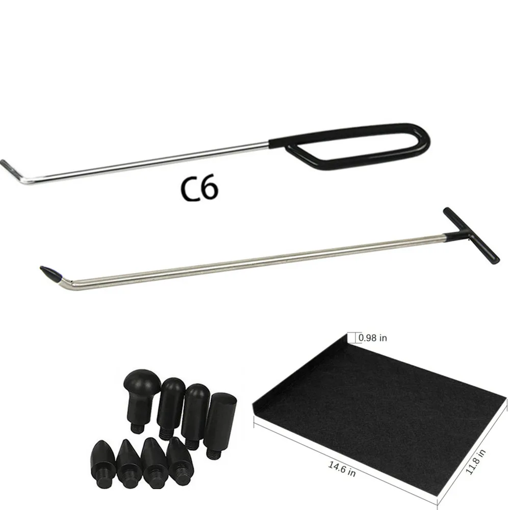 Стержни крюк инструменты нажимной стержень с 8 шт. насадками набор для удаления