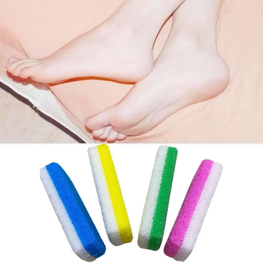 

1Pcs Pumice Stone Exfoliate Foot Care Dead Dry Skin Scrubber Care Wash Pedicure Callus Random Color Skin Foot Tool Remover J3S0