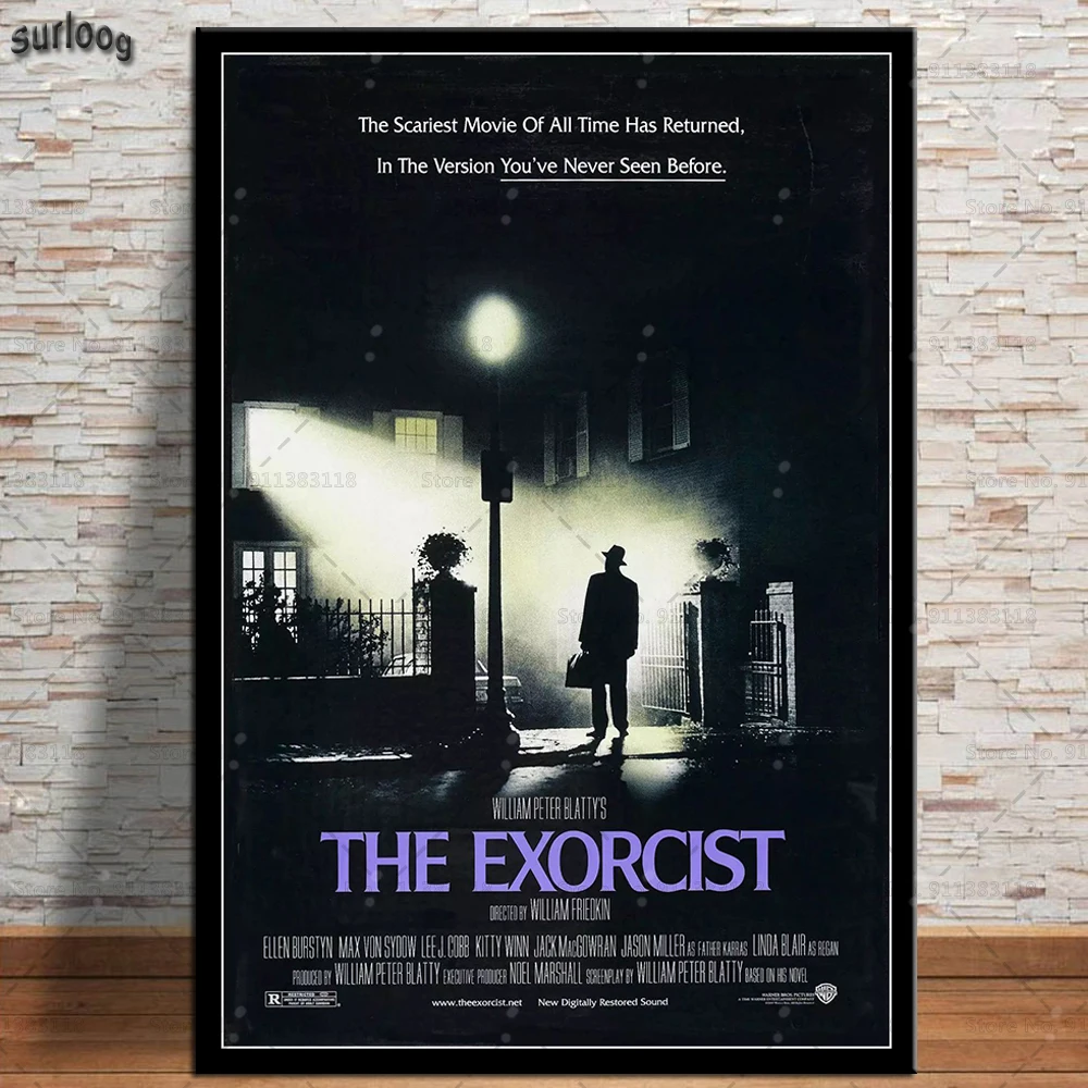 The Exorcist популярный классический ужас искусство стен холст живопись постеры