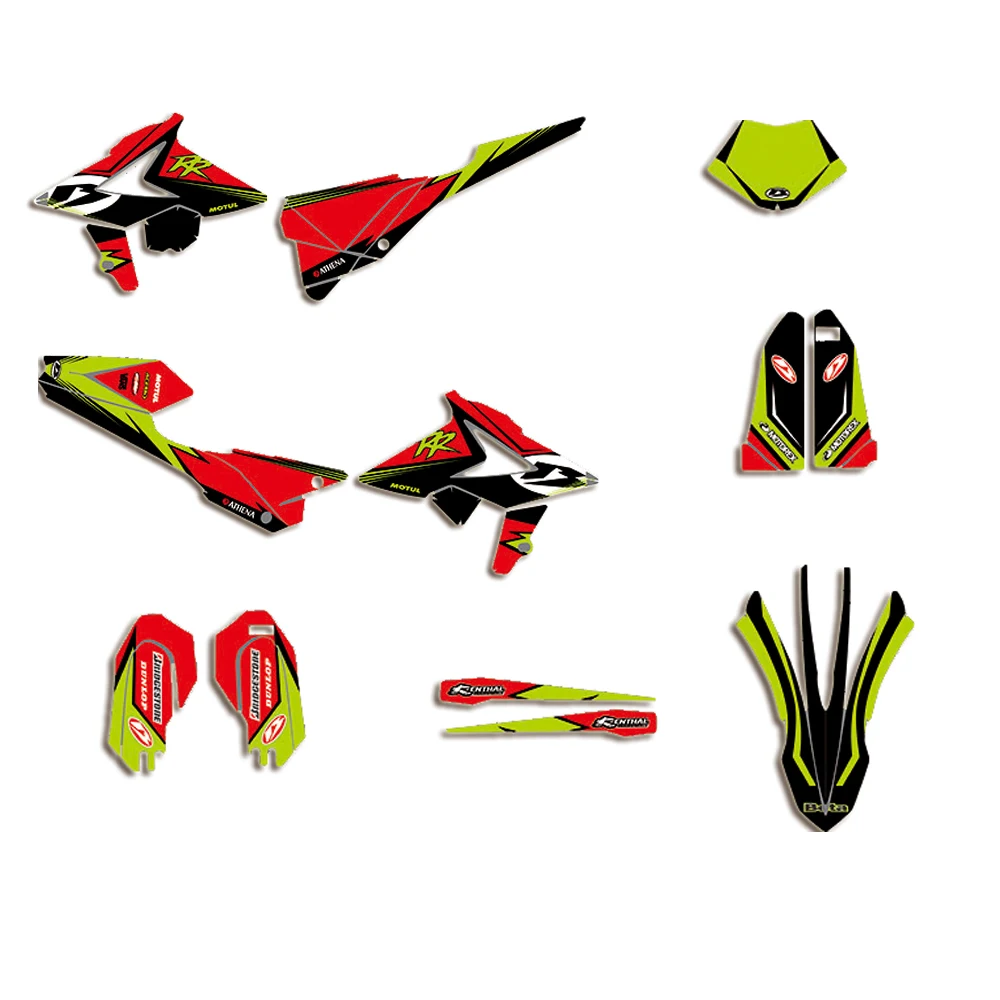 

Full Set Graphic Decal Sticker Deco Kit For Beta RR 125 250 300 430 2018 2019