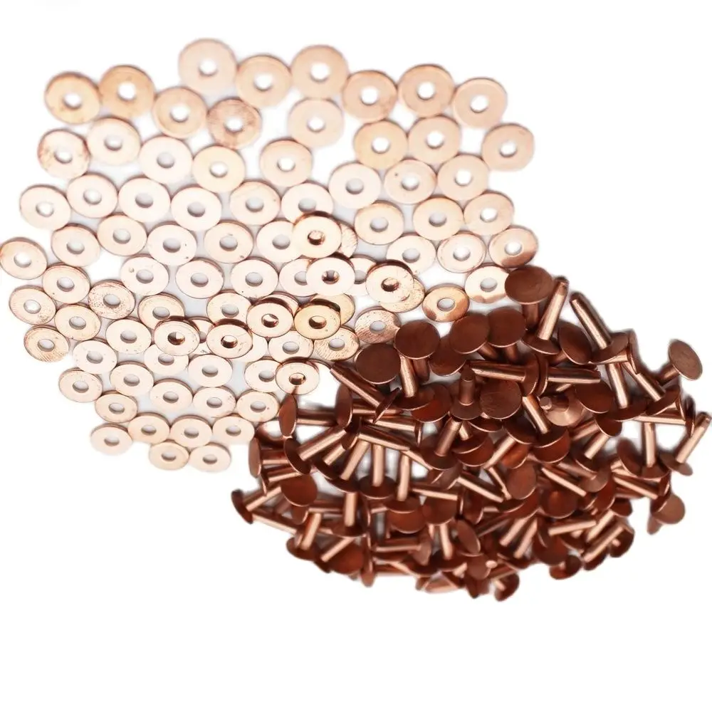 100 штук медных заклепок и заусенцев | Обустройство дома