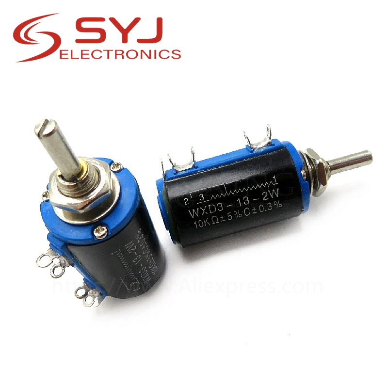2 шт./лот WXD3-13-2W 100 200 220 470 680 1K K 3 4 7 5 6 8 10K 22K 33K 47K 100K Ohm WXD3-13 Вт проволочный потенциометр