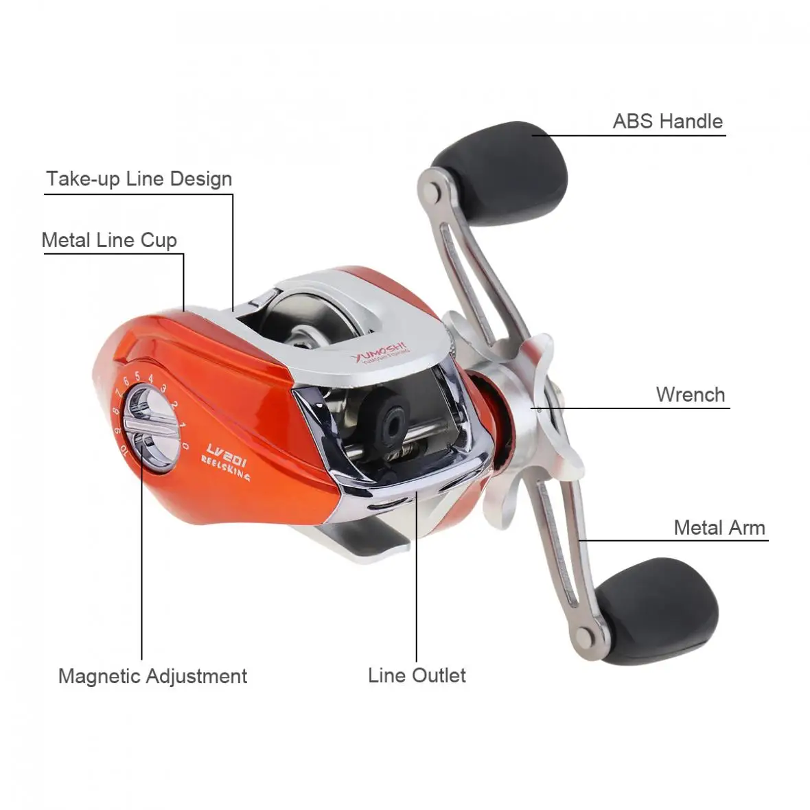 Рыболовная катушка из нержавеющей стали с передаточным отношением 12 + 1BB 6 3: 1