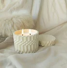 Силиконовые бетонные горшок-подсвечник формы цементные свечи формы Стакан геометрические формы для свечей домашний садовый горшок формы