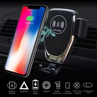 new arrival 10w qi wireless fast charger car mount holder stand auto sensor charging