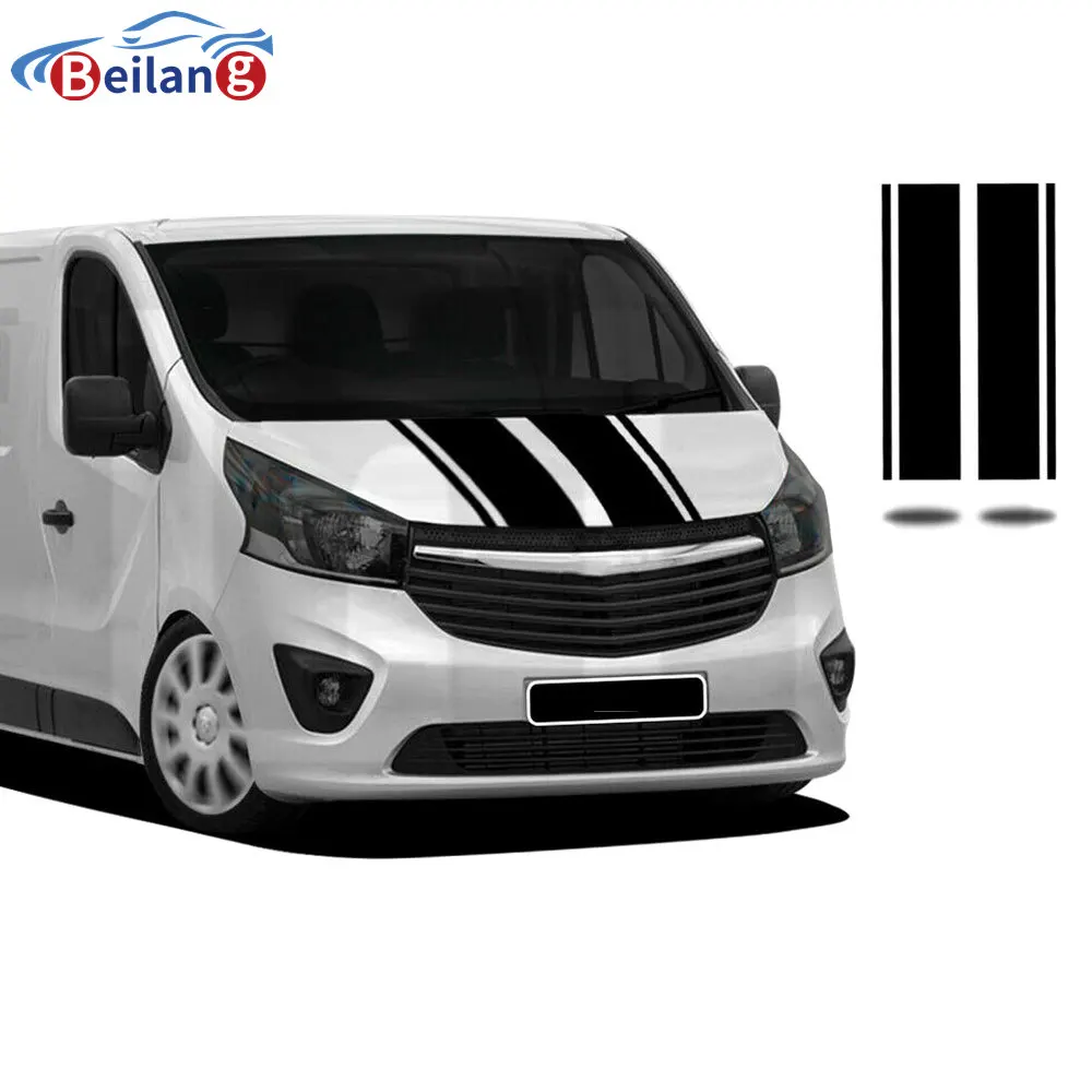 Наклейки в полоску для Vauxhall Vivaro RV Motorhome SWB LWB MK2