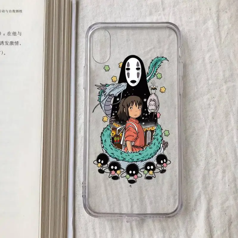 Чехол для телефона с рисунком из мультфильма Тоторо iPhone 11 12 13 mini pro XS MAX 8 7 6 6S Plus X 5S SE