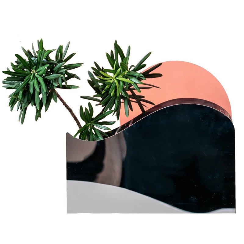 

Luxury Geometric Acrylic Vase Decoration Home Decor Modern Nordic Art Vase Table Wedding Living Room Decoration Household Gifts