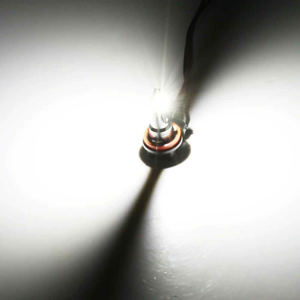 

2Pcs iSincer H11 Led Car CSP LED Fog Headlight Bulbs H8 H9 H11 Led Auto Fog Lamp Day Running Light Headlamp 6000K White