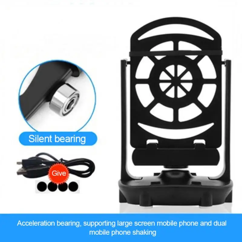 

Universal Desktop Mobile Phone Holder Stand Brush Stepping Artifact Ultra Silent Rocking Device Automatic Brush Steps 2021 New