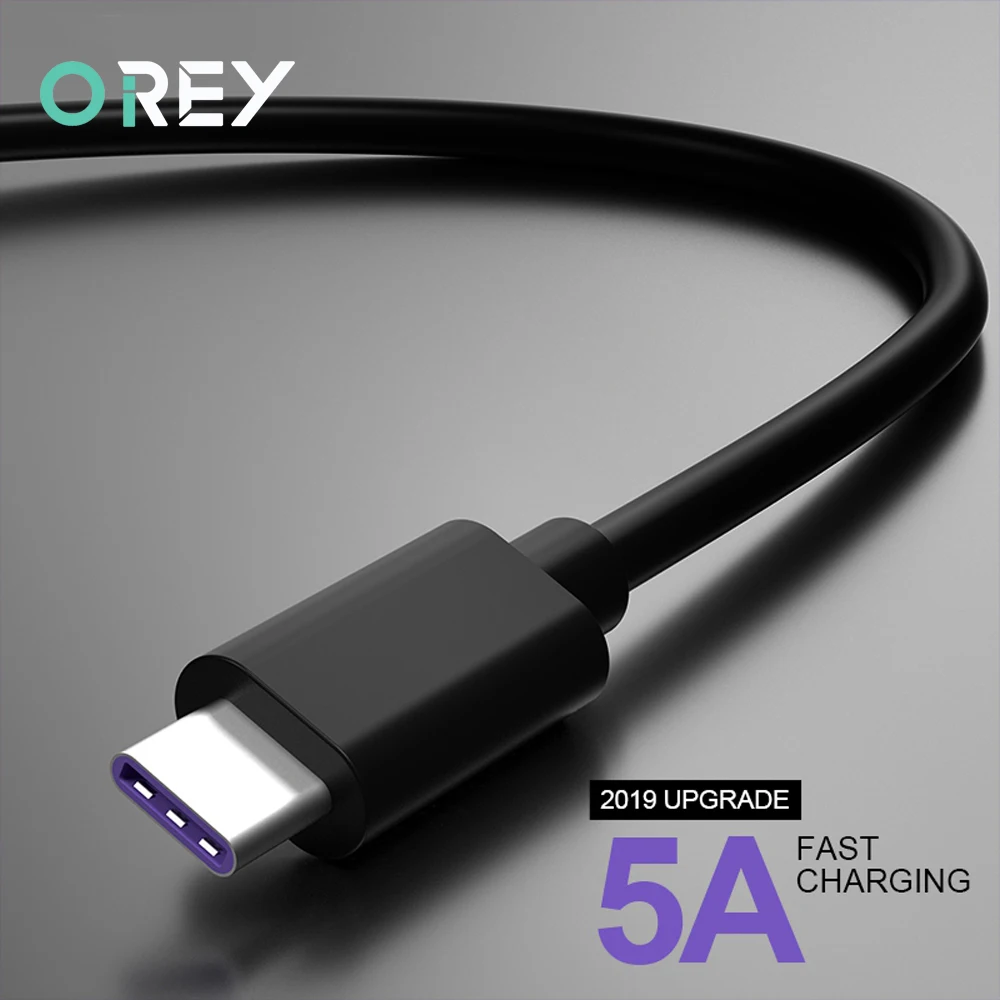 

Кабель USB Type-C, 5 А, для Huawei P20, Samsung, Xiaomi, Huawei USB-C, 10 шт.