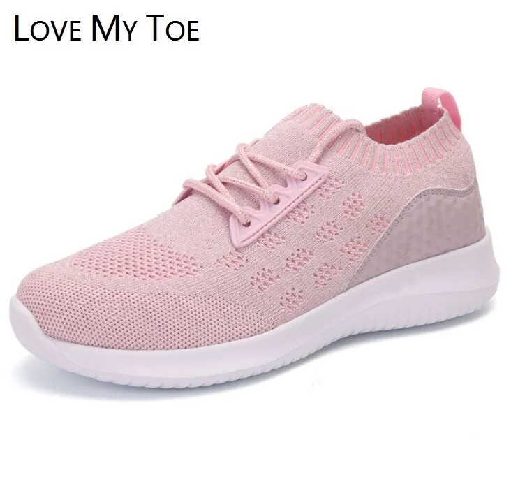Женские сетчатые кроссовки Повседневные Дышащие Спортивные на плоской