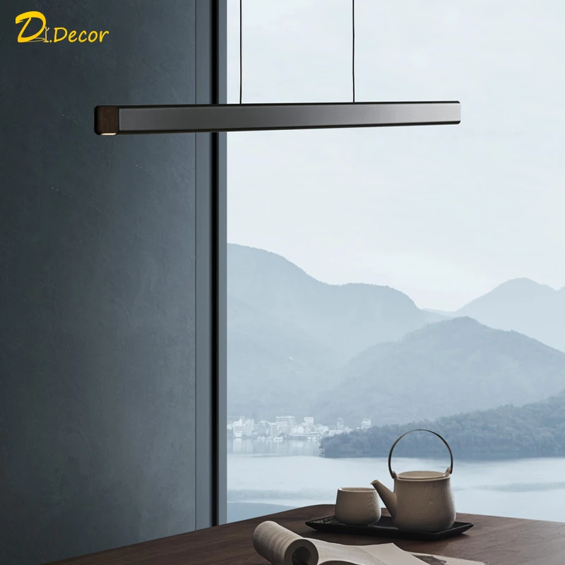 Современный светодиодный подвесной светильник художественный декор Деревянный