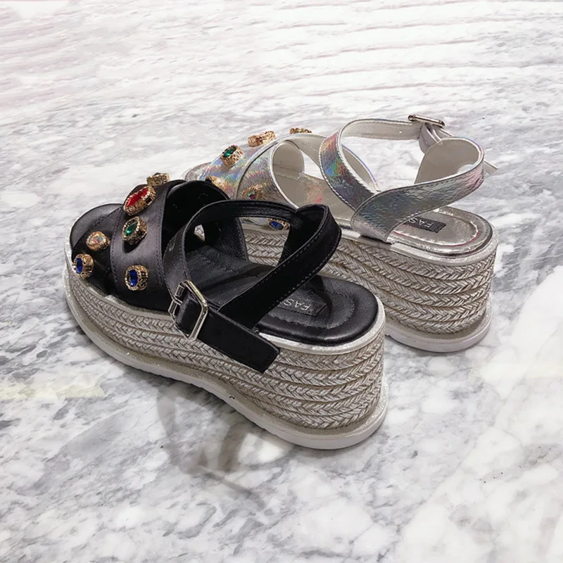 DEAT/Новинка 2020 года Сезон весна лето Повседневные женские босоножки на платформе