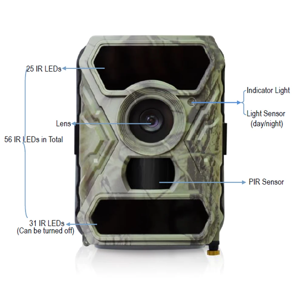 S880G охотничья камера 12MP 1080P IP54 фото ловушки ночное видение дикая природа