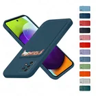 Чехол с отделением для квадратный силиконовый чехол для мобильного телефона для Samsung Galaxy A52 52 52A 2021 4G 5G 6,5 ''планшет с камерой и защищают объектив крышка