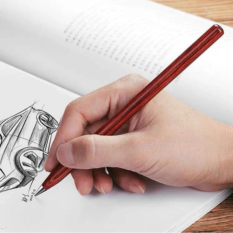 Офисный долговечный карандаш вечная металлическая ручка без чернил Офисная