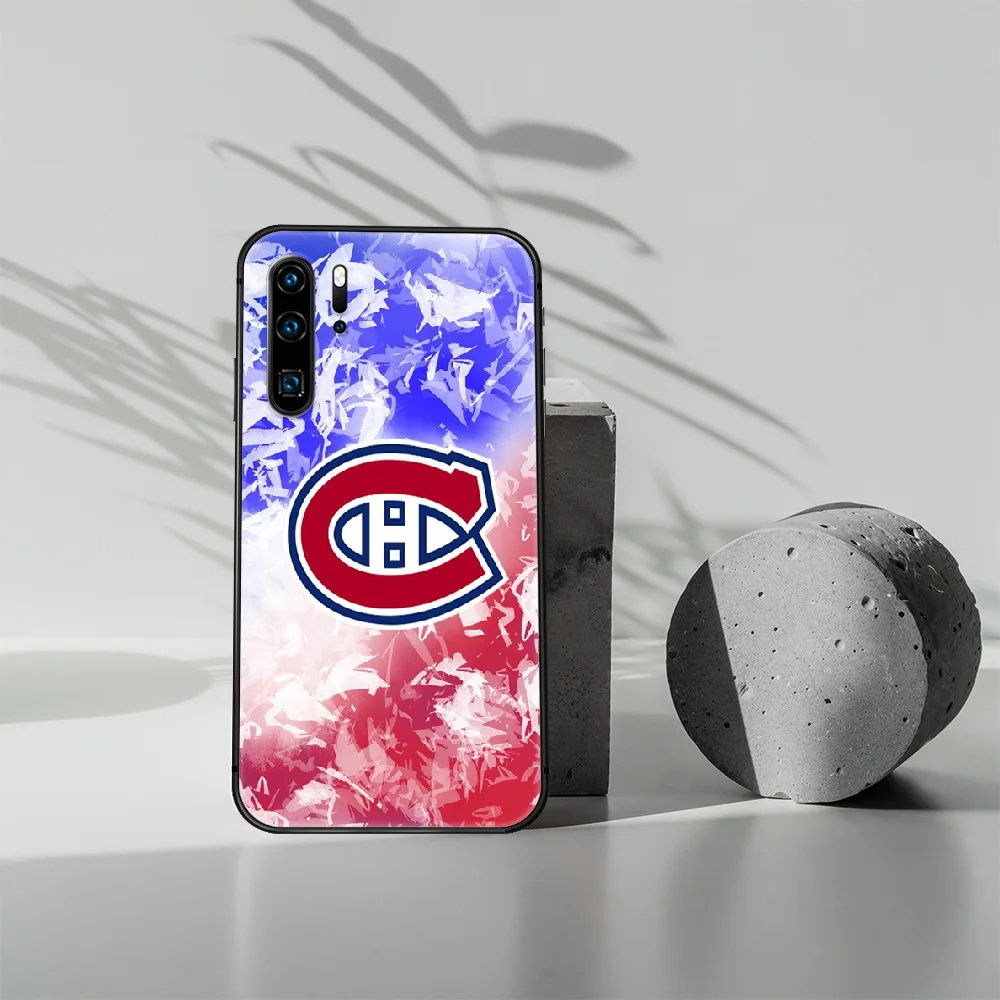 

Montreal Ice Hockey Canadien Phone Case For Huawei P Mate 10 20 30 40 Lite Pro smart Z 2019 nova 5t black Shell Trend Coque Tpu