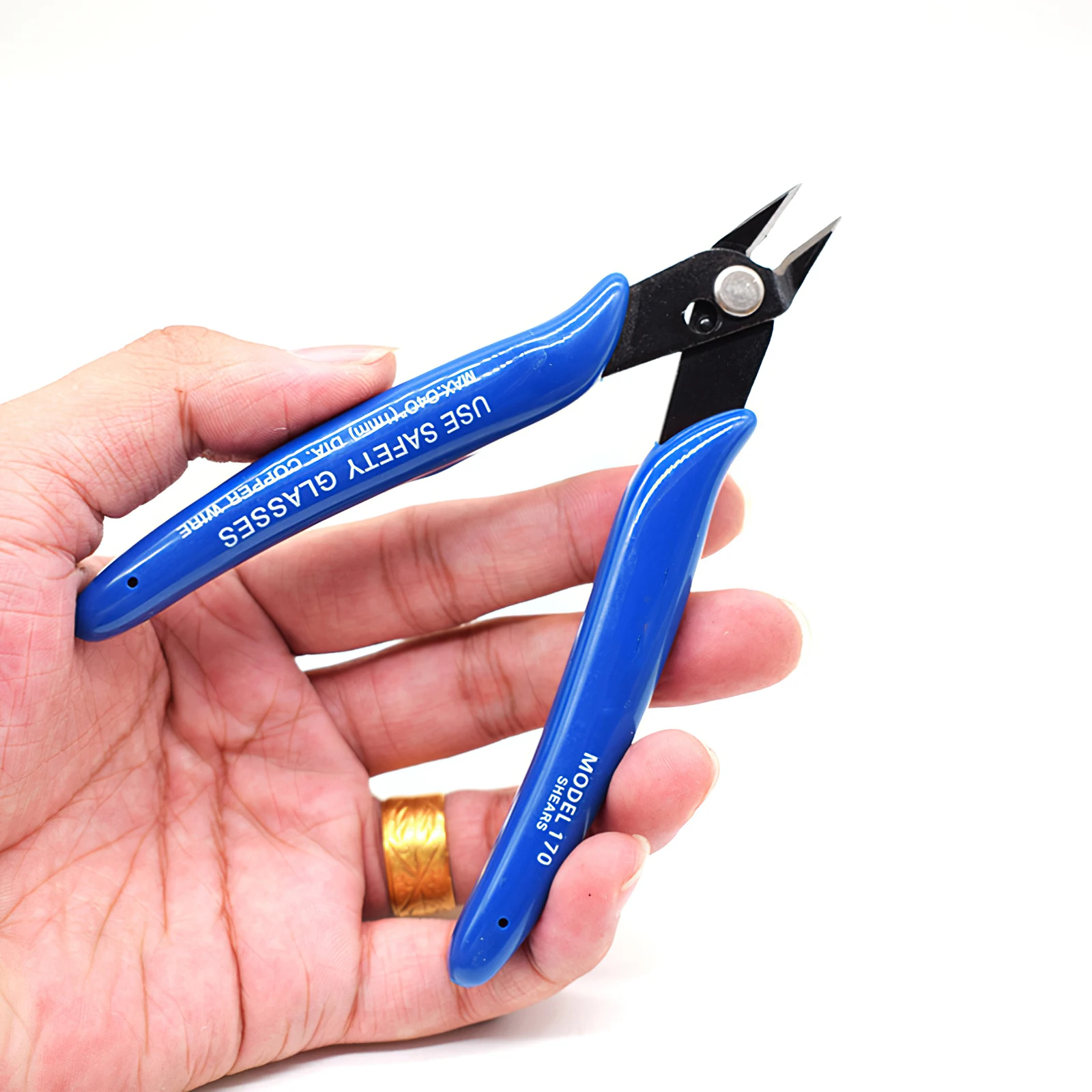 

5Pcs Electrical Diagonal Pliers Wire Cable Cutters Cutting Side Snips Flush Stainless Steel Nipper Hand Tools for Electronics