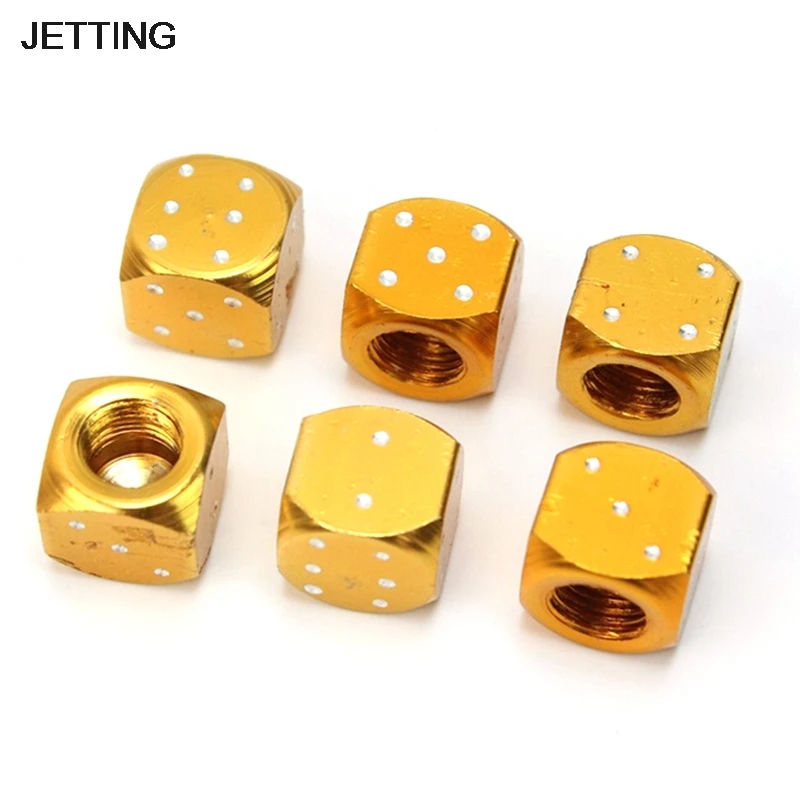 

4 шт./лот, золотые алюминиевые колпачки на клапан в кости, колпачки на воздушный клапан, колпачки на ствол для автомобильного багажника, вело...