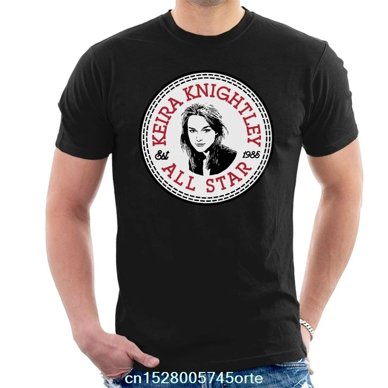 Мужская футболка с принтом funny 2020 camiseta Keira knighley женская из 100% хлопка | одежда