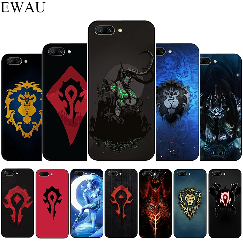 EWAU World of Warcraft силиконовый чехол для телефона для Huawei Honor 6a 7A Pro 7C 7X8X8 9 Note 10 Lite view 20 9X Pro