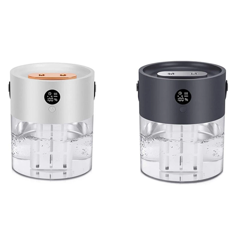 

2L Cool Mist Desktop Air Humidifier with Night Light Double-Head Spray