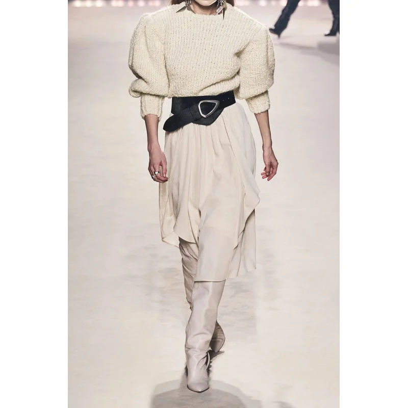 

2021 Black Waistbands Women Metal Buckle All-match Fashion New Belt