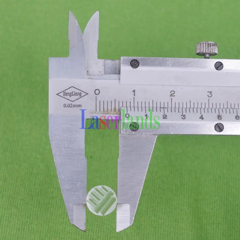 Цилиндрическая оптическая стеклянная линза 2 шт. для лазерного поперечного