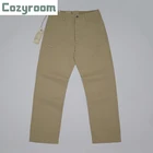 Брюки Cozyroom Repro HBT для офицера, винтажные мужские брюки хаки в стиле милитари, повседневные Прямые брюки-Чино свободного кроя