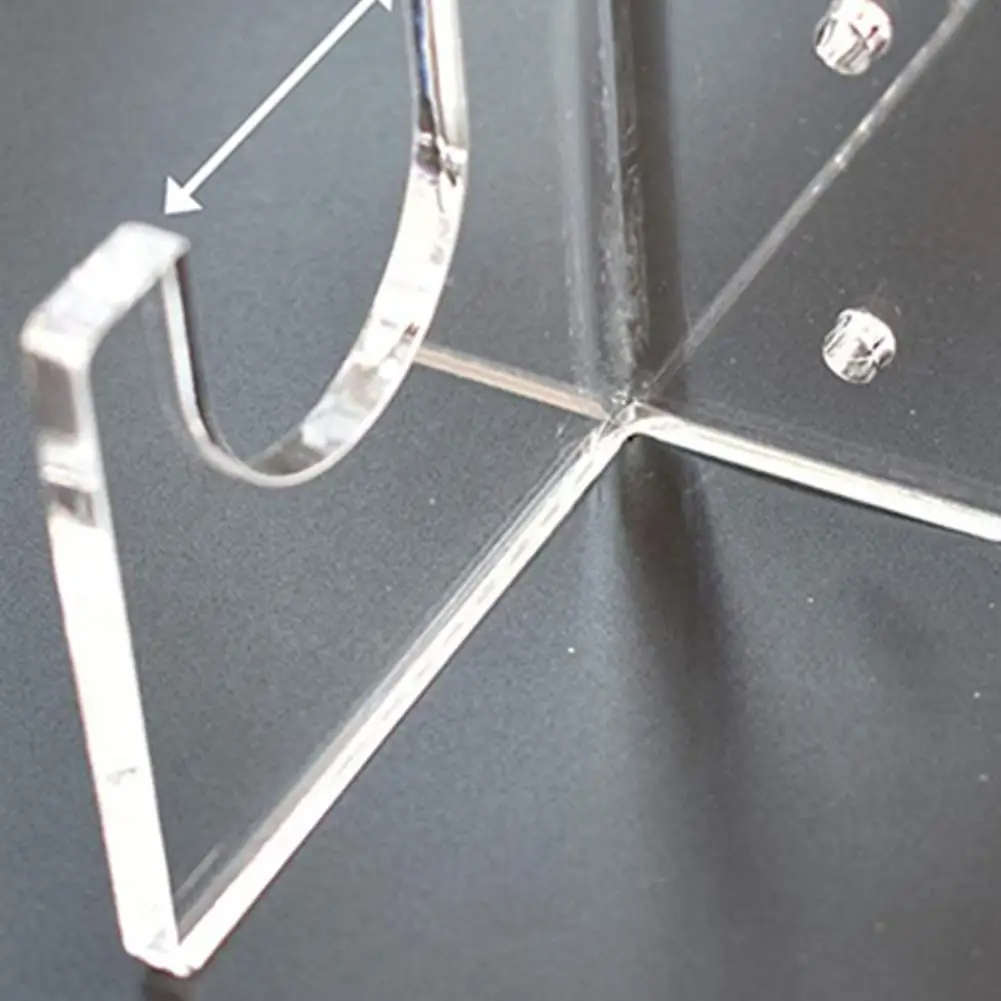 

3 Sets Showing Stands Exquisite Wall-mounted 4mm Acrylic Durable Display Stand for Living Room