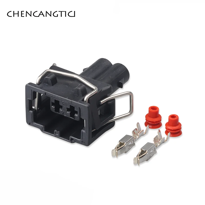 aliexpress.com - 1 Set 2 Pin Waterproof Sheath Fog Plug Turning Lamp Holder Wire Harness Auto 3.5 MM Male Female Connector For Car VW 357972752