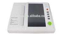 lhb1012v china factory price 12 channel digital ecg machine usb port approved portable ecg machine price
