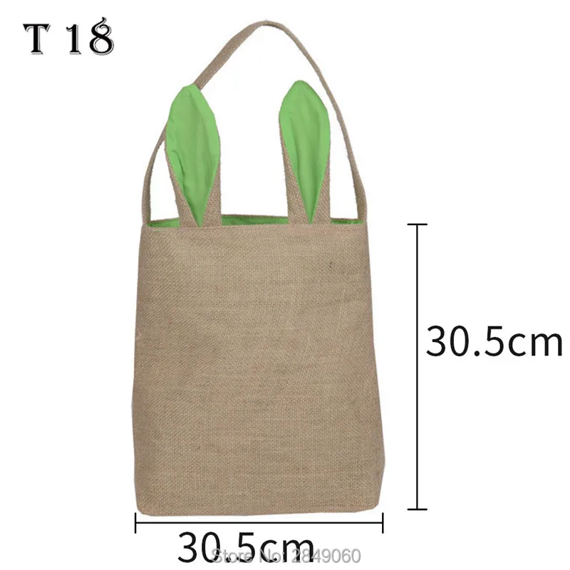 DIY Милая Пасхальная корзина кролика 100 шт./лот для детей яйцо конфеты ведро Кролик