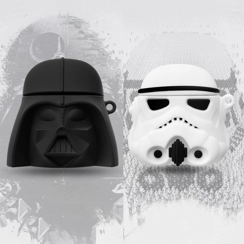 

Star Wars Airpods 2 Case Silicone Disney Imperial Stormtrooper Darth Vader Anime Protective Cover for Airpod Pro/Apple Earphone