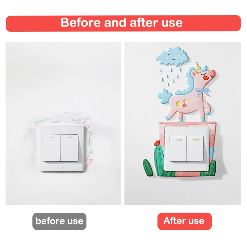 Pegatinas 3d Adesivos De Parede Switch Stickers Naklejki Children's Room Autocollant Mural Glow in the Dark Adesivi Home Decor image 5