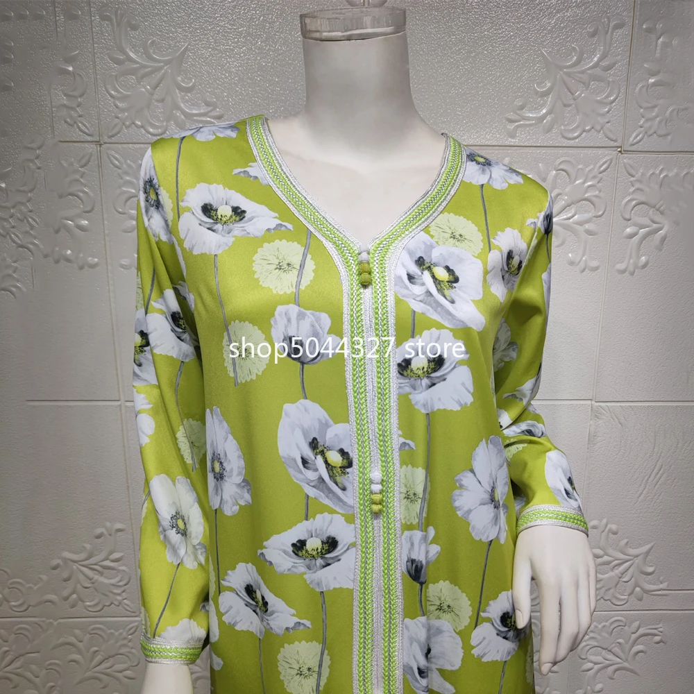 Abayas для женщин Дубай мусульманская Свадебная вечеринка Длинные платья богемный