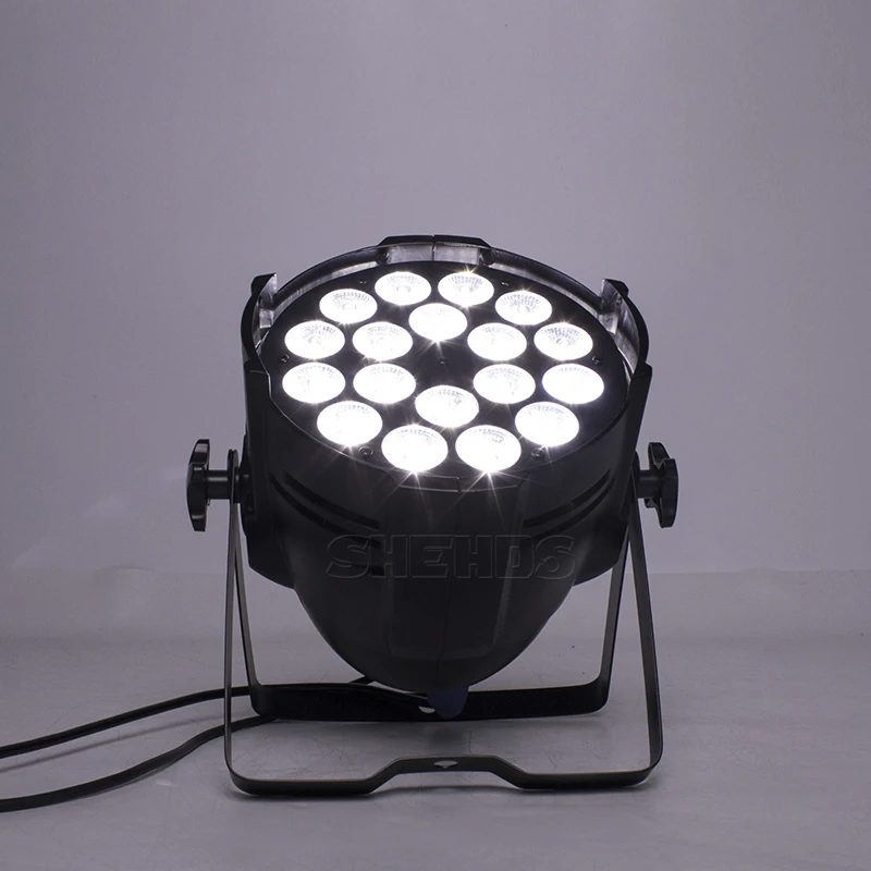 8 шт./лот LED Par алюминий 18x18 Вт RGBWA + UV 6IN1 свет сцены DJ DMX Uplighting вечерние эффект мытья KTV