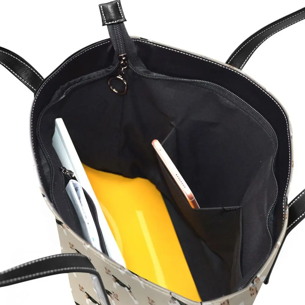 Провода Фокстерьер Сумки из натуральной кожи провода сумки с верхней ручкой