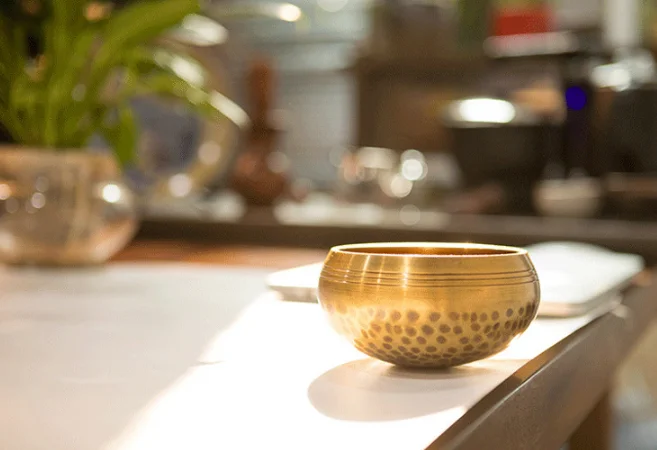 Новое поступление тибетская буддийская чаша для медитации медная Звуковая