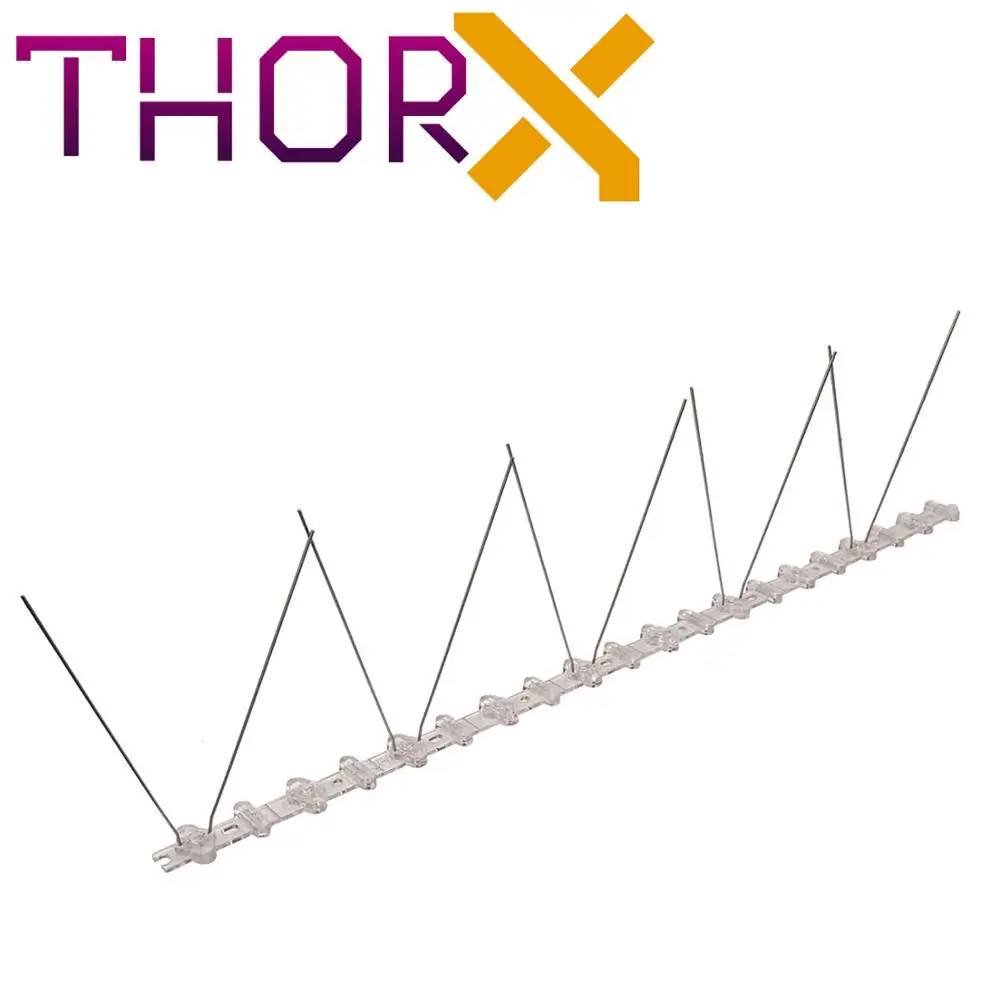 Шипы для отпугивания голубей 1 ряд шипы птиц на поликарбонатной базе высокое