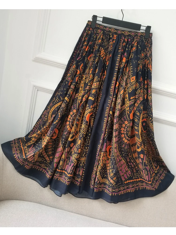 Женская плиссированная атласная юбка элегантная праздвечерние чная в стиле