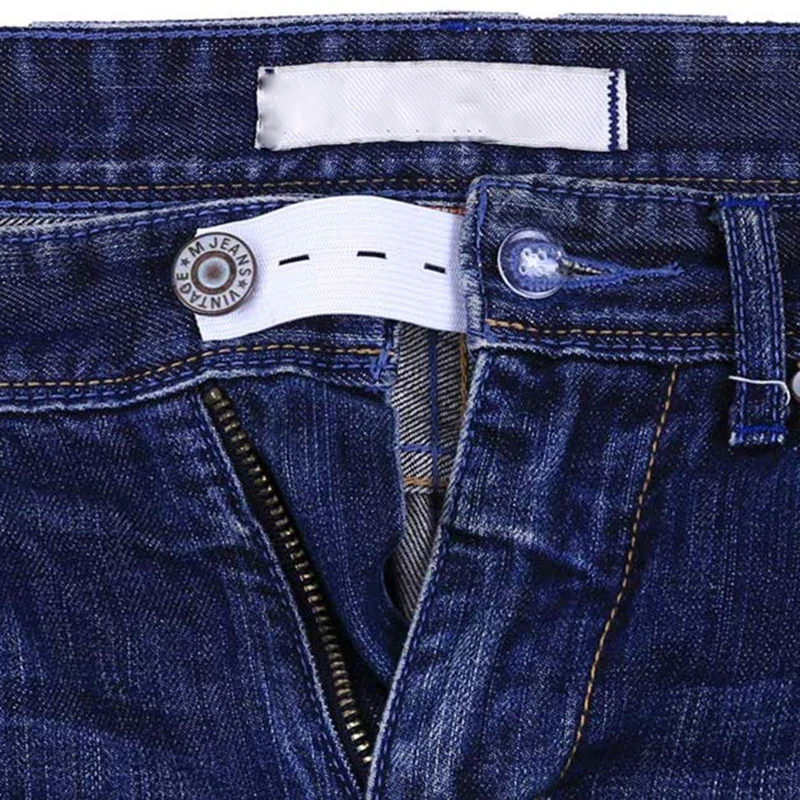 1Pc Elastic Waist Extenders Adjustable Waistband Expanders Belt Extension Buckle for Pants Jeans Pregnant Trousers | Дом и сад
