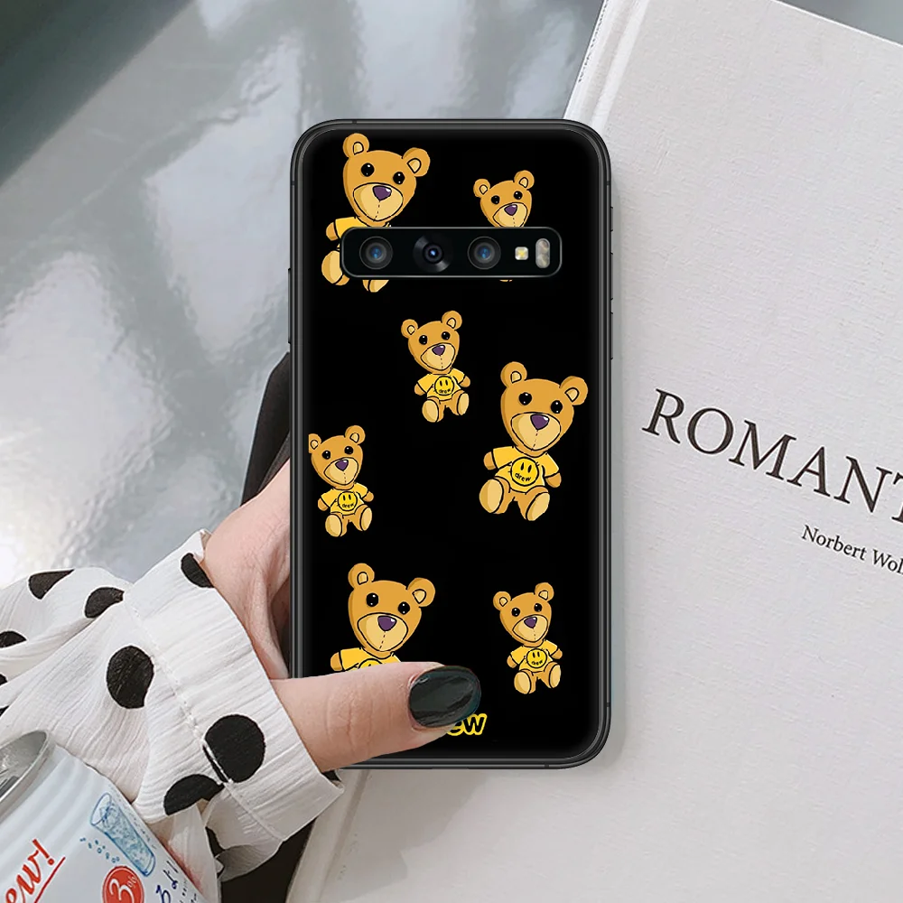 

Drew Justin Bieber Fashion Brand Phone Case For Samsung Galaxy Note S 8 9 10 20 Plus E Lite Ultra Black black Cell Luxury Coque