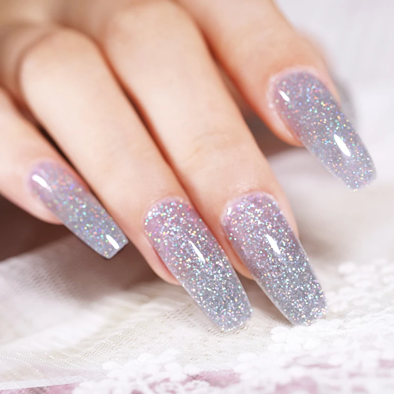 Удлиняющий Гель-лак для ногтей BORN PRETTY, 20 мл, сверкающий, меняющий цвет, для пальцев, быстро удлиненный, впитывающий, УФ-гель, 36 цветов