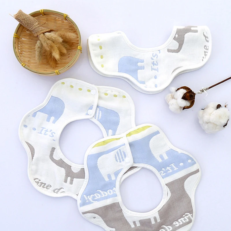 Детские нагрудники из хлопка бандана детская одежда милые цветочные стильные