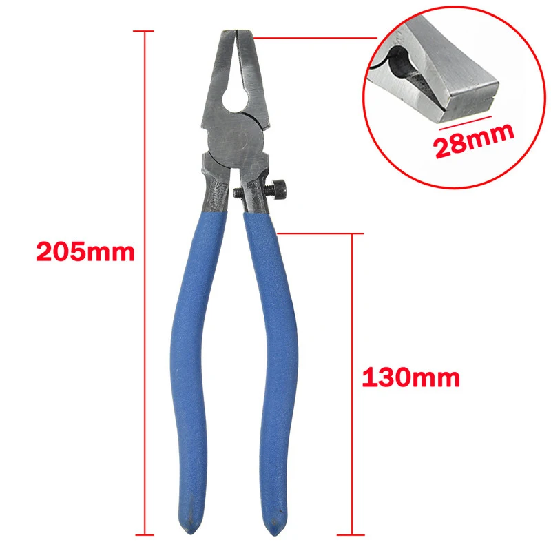 Non-slip Handle Breaking/Cutting Glass Pliers Stained Tools Flat End Trimming Hand Tool | Инструменты